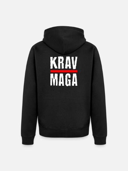 Cool Krav Maga Design - Autodéfense - Veste à capuche bio Premium Unisexe - noir