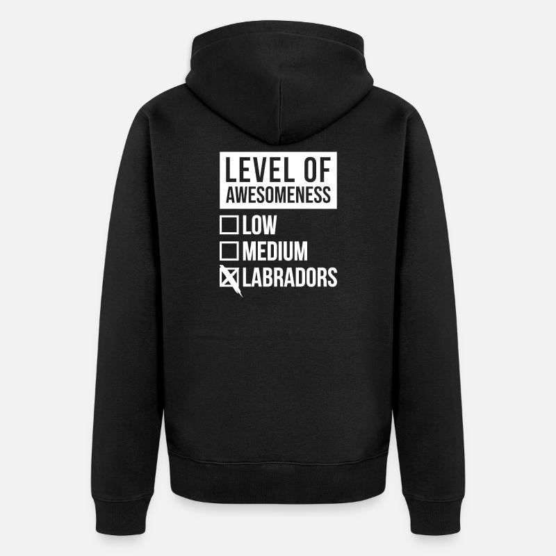 Labrador - Veste à capuche bio Premium Unisexe - noir