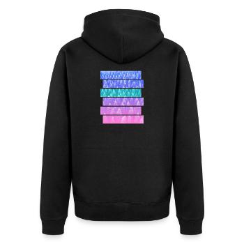 Sapin - Veste à capuche bio Premium Unisexe - noir - Dos - Nico (187cm)