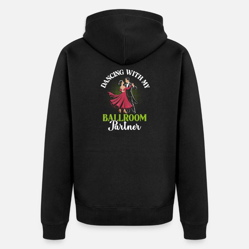 Partenaires de danse de salon - Veste à capuche bio Premium Unisexe - noir