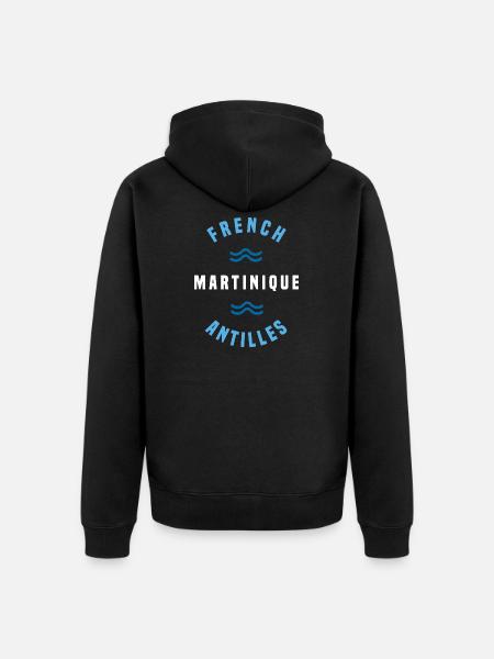 Caribbean Islands French Antilles Tropical - Unisex Premium Organic Zip Hoodie - black