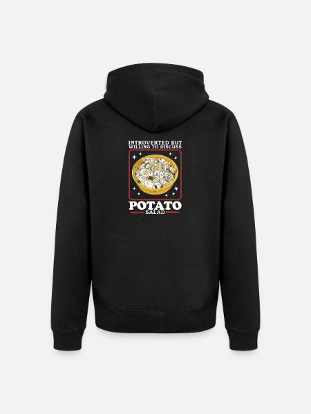 Potato Salad Potato Salad Gift - Unisex Premium Organic Zip Hoodie - black