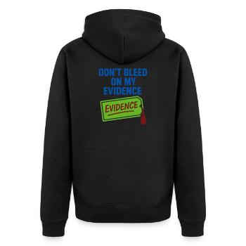 Chimiste médico-légal, Laboratoire criminel, Toxicologie - Veste à capuche bio Premium Unisexe - noir - Dos - Nico (187cm)