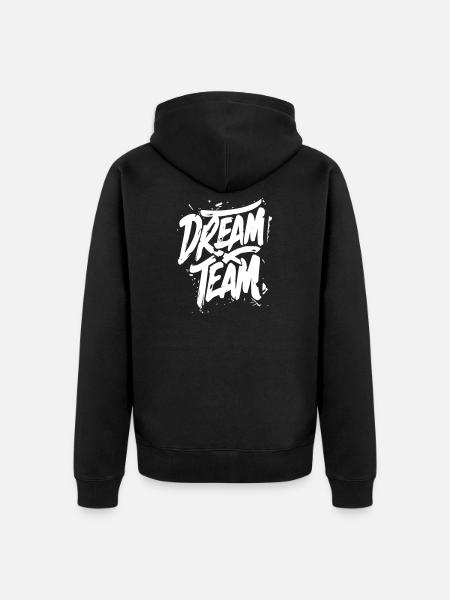Dream Team - Unisex Premium Bio Zip Hoodie - Schwarz