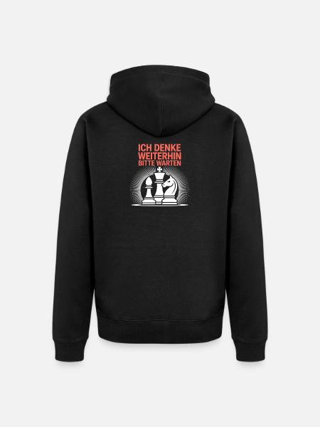 Chess Master Chess Player Chess Gift - Unisex Premium Organic Zip Hoodie - black