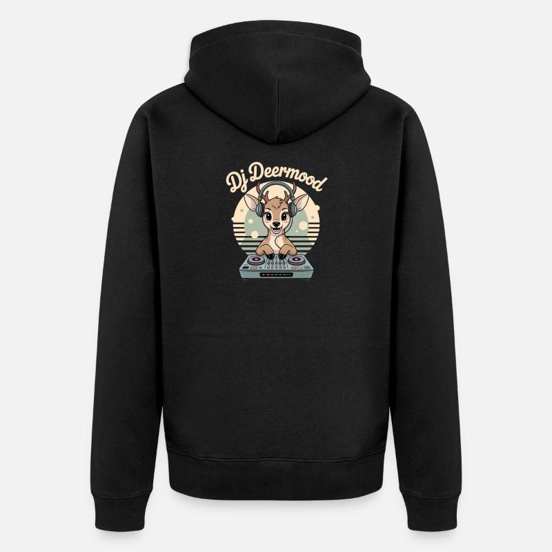 Hoderung DE Schwarz 2025 - Veste à capuche bio Premium Unisexe - noir
