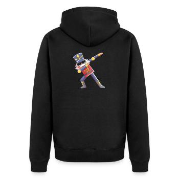 Noël Casse-Noisette - Veste à capuche bio Premium Unisexe - noir - Dos - Nico (187cm)