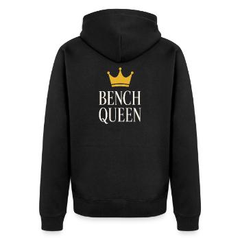 Drôle de développé couché Meme Spot Me Bro Powerlifting - Veste à capuche bio Premium Unisexe - noir - Dos - Nico (187cm)