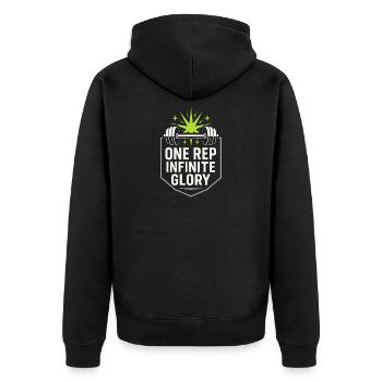 Drôle de développé couché Meme Spot Me Bro Powerlifting - Veste à capuche bio Premium Unisexe - noir - Dos - Nico (187cm)