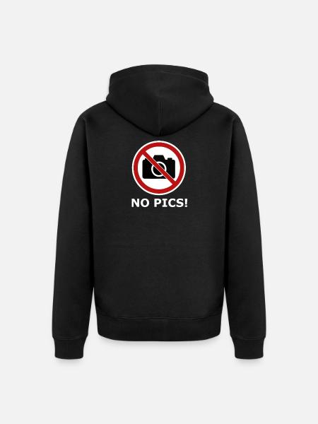 Pas d’icône photo - Veste à capuche bio Premium Unisexe - noir