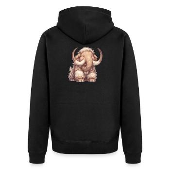 Mammouths Mammouth - Veste à capuche bio Premium Unisexe - noir - Dos - Nico (187cm)