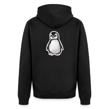 Pingouin - Veste à capuche bio Premium Unisexe - noir - Dos - Nico (187cm)