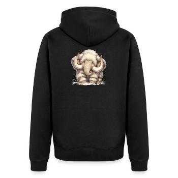 Mammouths Mammouth - Veste à capuche bio Premium Unisexe - noir - Dos - Nico (187cm)
