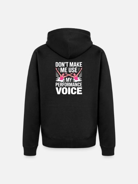 Synchronschwimmen Kunstschwimmen Wassersport - Unisex Premium Bio Zip Hoodie - Schwarz