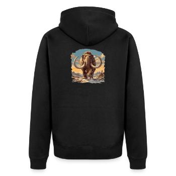 Mammouths Mammouth - Veste à capuche bio Premium Unisexe - noir - Dos - Nico (187cm)