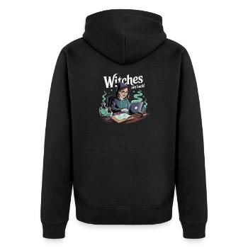 Les sorcières sont de retour Ordinateur portable - Veste à capuche bio Premium Unisexe - noir - Dos - Nico (187cm)