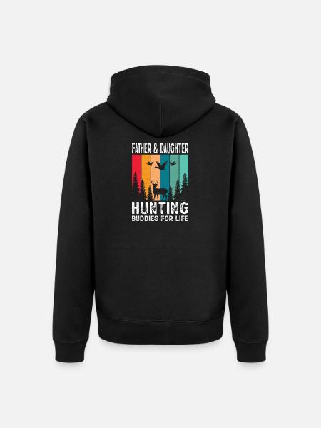 Hunter Gift Hunting Hunting Hunter Exam - Unisex Premium Organic Zip Hoodie - black
