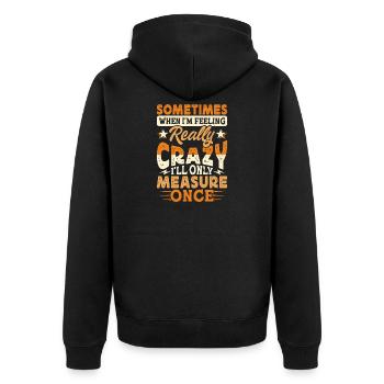 Ébéniste Ébéniste Cadeau Menuisier - Veste à capuche bio Premium Unisexe - noir - Dos - Nico (187cm)