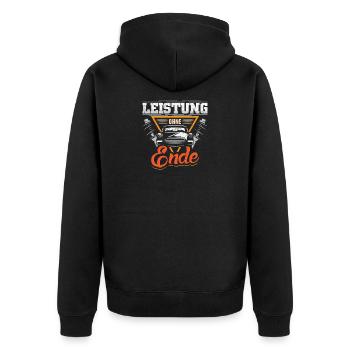 Auto Tuner Tuning Kfz Werkstatt Mechaniker Spruch - Veste à capuche bio Premium Unisexe - noir - Dos - Nico (187cm)