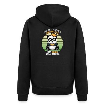 Gaming Hands me the controller gaming - Unisex Premium Organic Zip Hoodie - black - Back - Nico (187cm)
