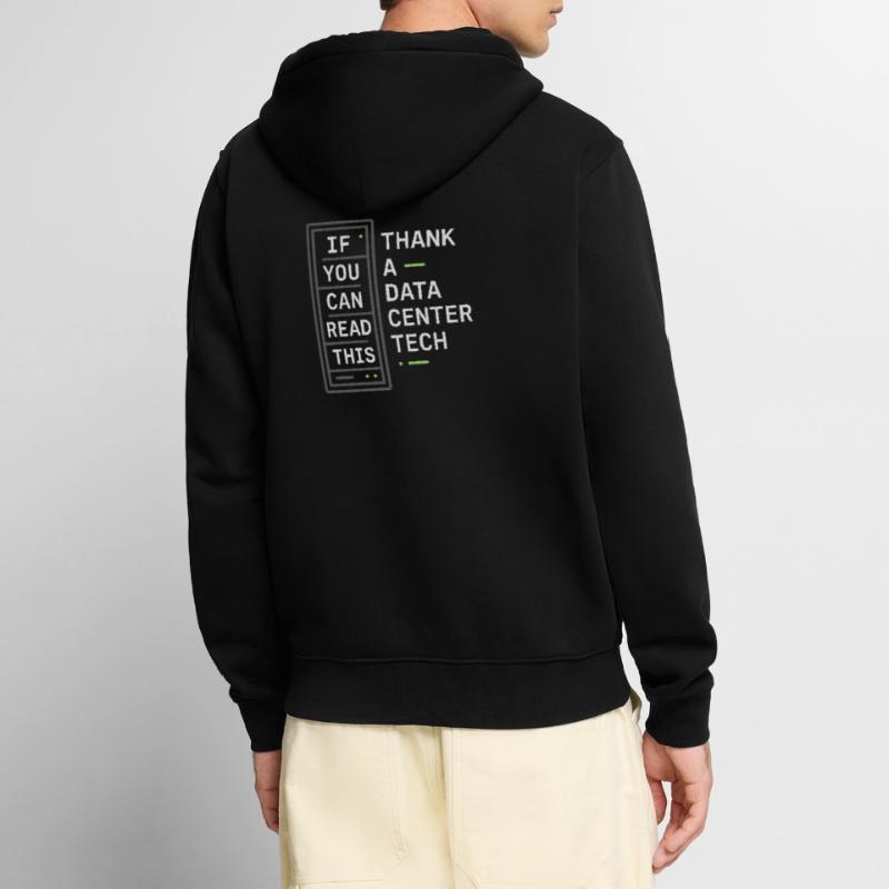 Network Infrastructure Rack and Stack Engineer Unisex Premium Organic Zip Hoodie