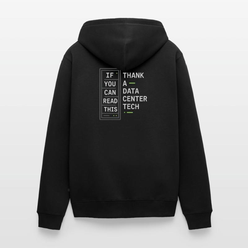 Network Infrastructure Rack and Stack Engineer Unisex Premium Organic Zip Hoodie
