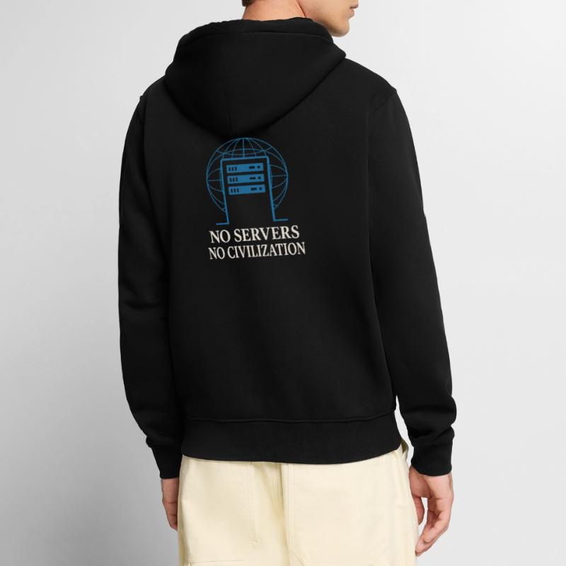 Network Infrastructure Rack and Stack Engineer Unisex Premium Organic Zip Hoodie