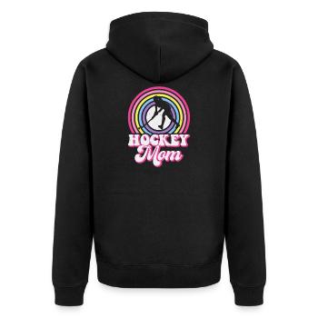 Hockey Hockey sur glace Cadeau pour joueur de hockey sur glace - Veste à capuche bio Premium Unisexe - noir - Dos - Nico (187cm)