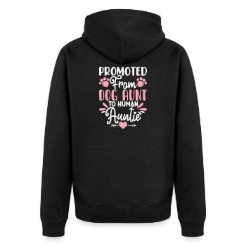 Tante Cadeau Meilleure Tante Du Monde - Veste à capuche bio Premium Unisexe - noir - Dos - Nico (187cm)