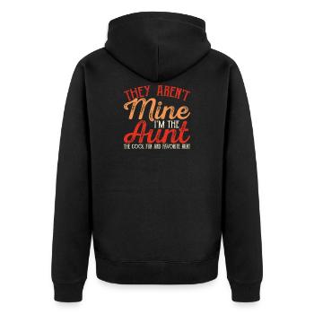 Tante Cadeau Meilleure Tante Du Monde - Veste à capuche bio Premium Unisexe - noir - Dos - Nico (187cm)