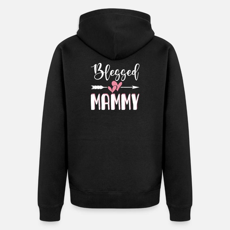 Mamie Maman Cadeau Noël Grand-mère - Veste à capuche bio Premium Unisexe - noir