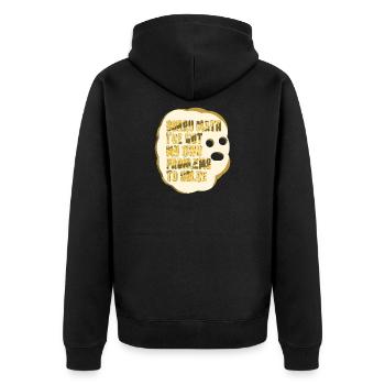 Math Nerd Students University Professor Mathematics - Unisex Premium Organic Zip Hoodie - black - Back - Nico (187cm)