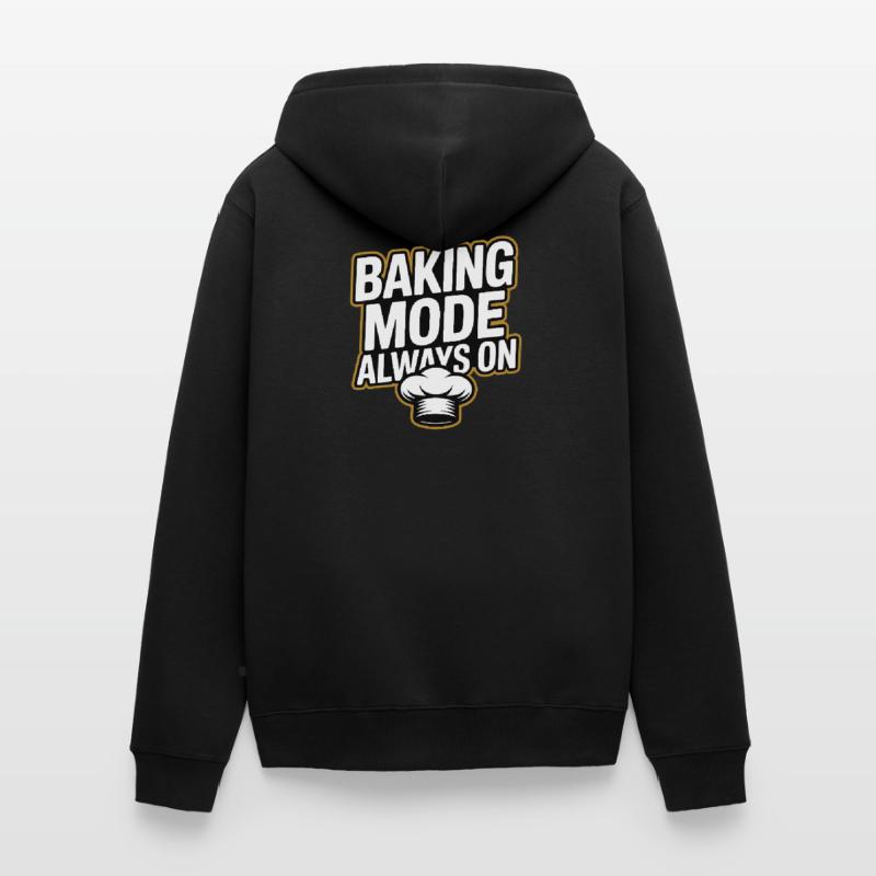 Baking Mode - Baking Mode Always On Unisex Premium Organic Zip Hoodie