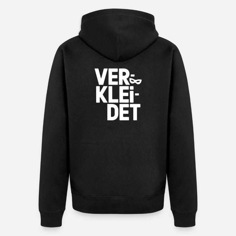 Déguisement déguisement carnaval carnaval - Veste à capuche bio Premium Unisexe - noir