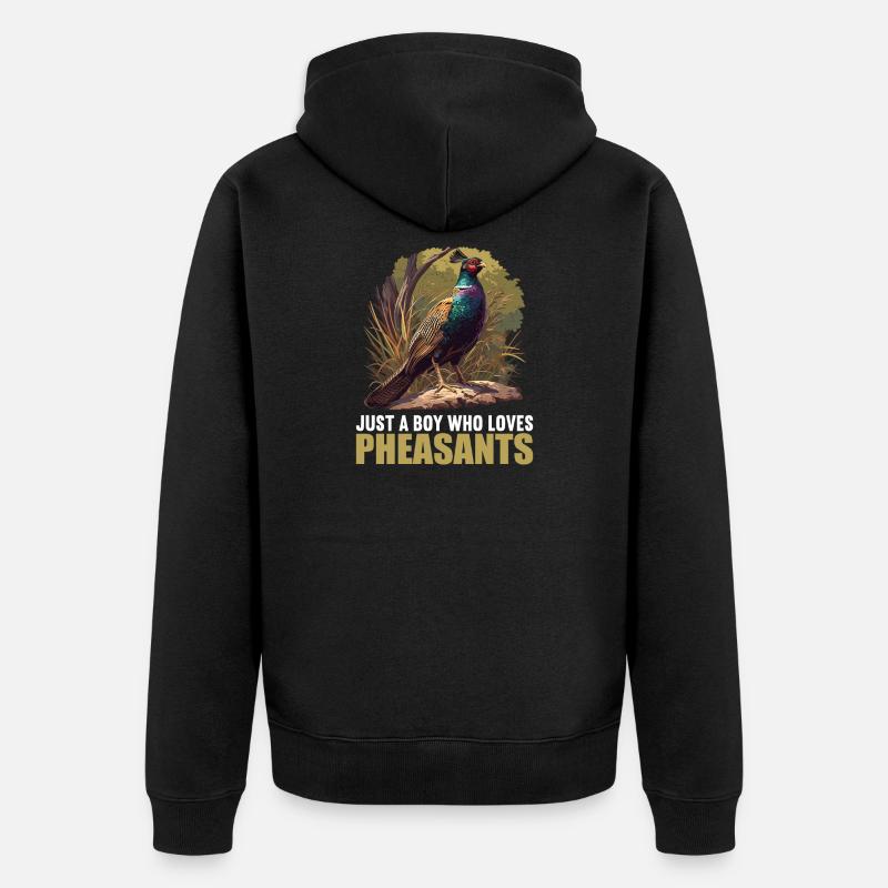 Faisans Faisan - Veste à capuche bio Premium Unisexe - noir