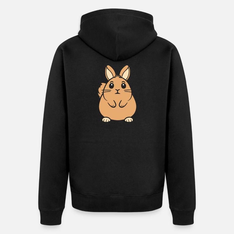 viscacha - Veste à capuche bio Premium Unisexe - noir