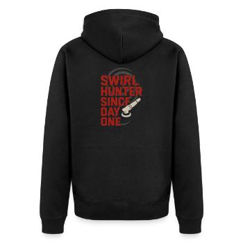 Auto Detailer Buffer Pro Paint - Unisex Premium Organic Zip Hoodie - black - Back - Nico (187cm)