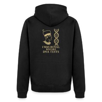 L’archéologie pharaonienne dans l’Égypte ancienne - Veste à capuche bio Premium Unisexe - noir - Dos - Nico (187cm)