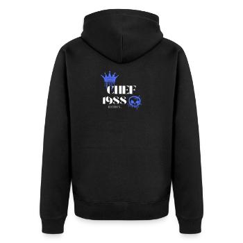 Édition Chef 1988 37 anniversaire Déclaration - Veste à capuche bio Premium Unisexe - noir - Dos - Nico (187cm)