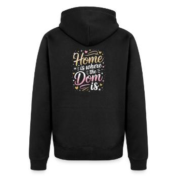 Cologne Home est là où le Dom est Cologne Carnaval Cologne - Veste à capuche bio Premium Unisexe - noir - Dos - Nico (187cm)