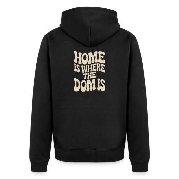 Cologne Home Is Where The Dom Is Cologne Carnival Cologne - Unisex Premium Organic Zip Hoodie - black - Back - Nico (187cm)