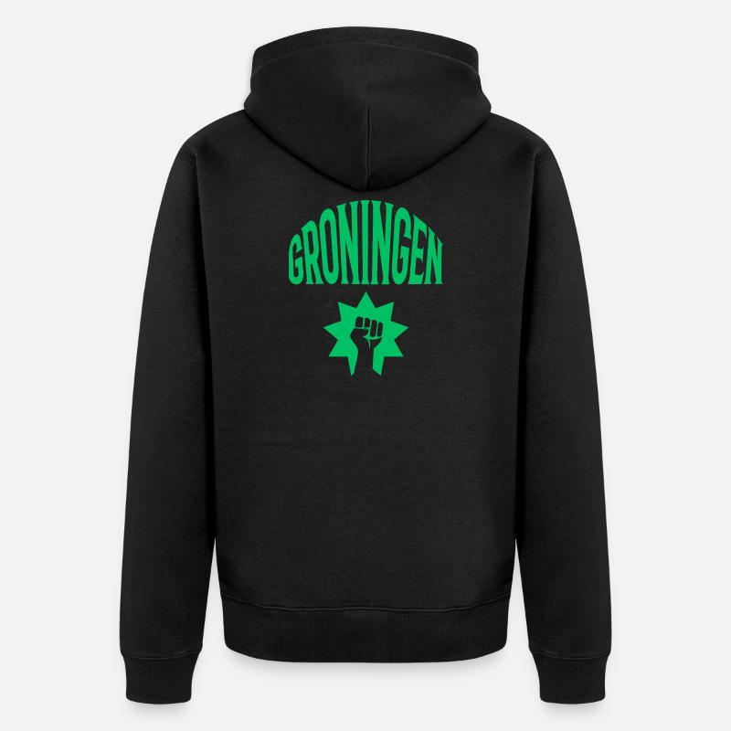 Groningue - Veste à capuche bio Premium Unisexe - noir