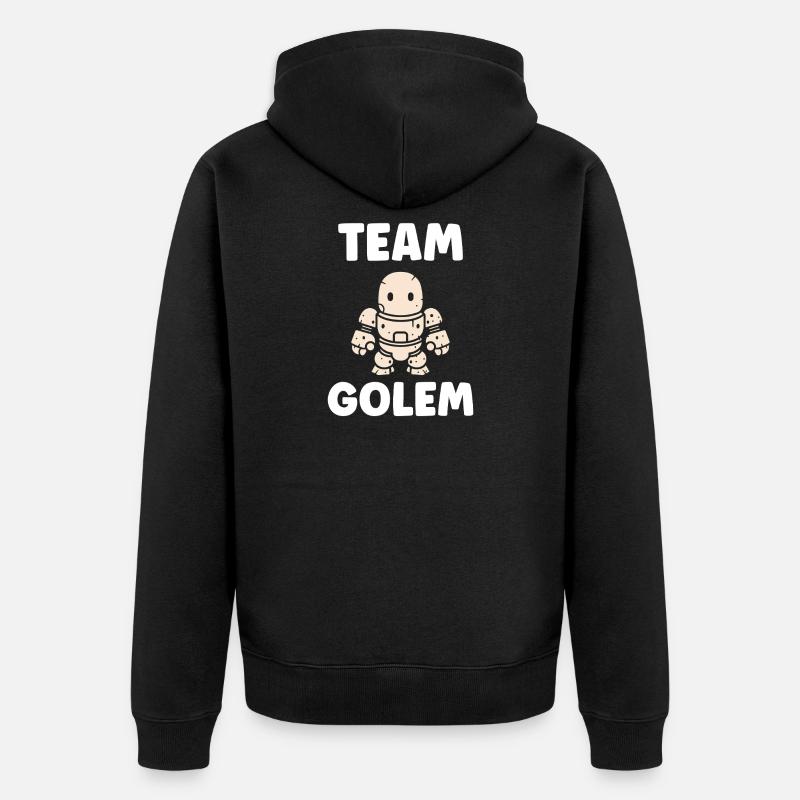 Team golem - Veste à capuche bio Premium Unisexe - noir