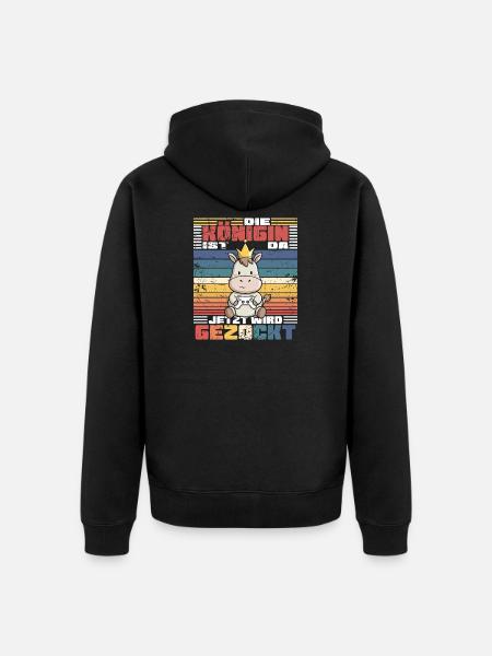 Gaming Girl Gaming - Unisex Premium Organic Zip Hoodie - black