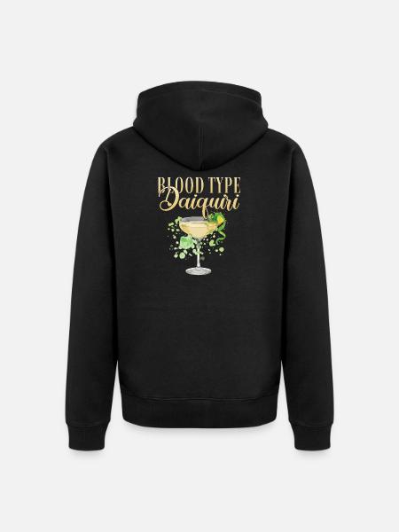 Junggesellinnenabschied Cocktail Daiquiri - Unisex Premium Bio Zip Hoodie - Schwarz