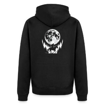 Bigfoot Équitation - Veste à capuche bio Premium Unisexe - noir - Dos - Nico (187cm)