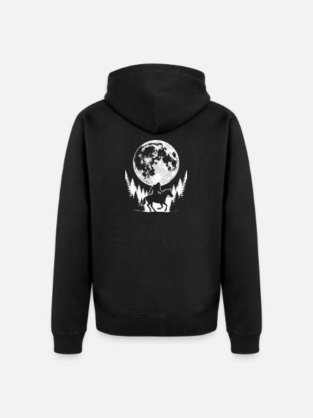 Bigfoot Équitation - Veste à capuche bio Premium Unisexe - noir