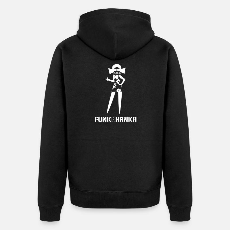 FUNK A HANKA - Veste à capuche bio Premium Unisexe - noir