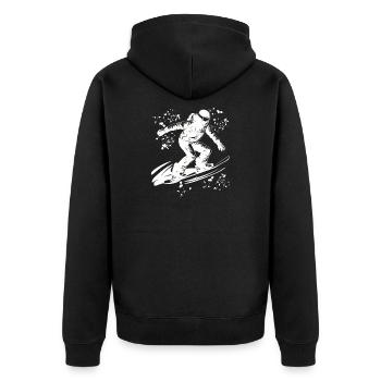 Snowboardeur Snowboard Snowboard - Veste à capuche bio Premium Unisexe - noir - Dos - Nico (187cm)