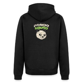 Maillot Panda Squad - Veste à capuche bio Premium Unisexe - noir - Dos - Nico (187cm)